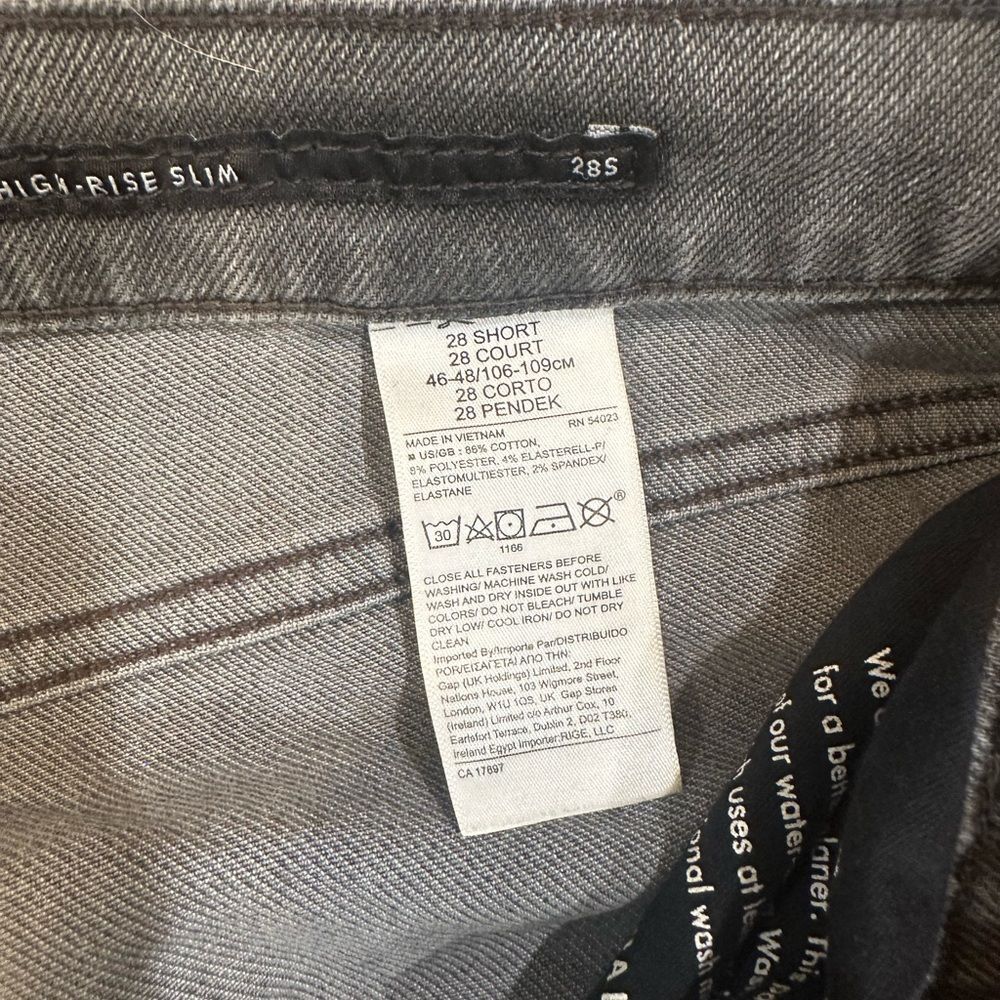 Banana Republic Women’s black color high rise slim jeans size 28 short - Picture 4 of 9